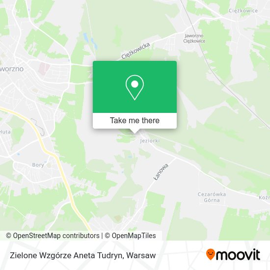 Zielone Wzgórze Aneta Tudryn map