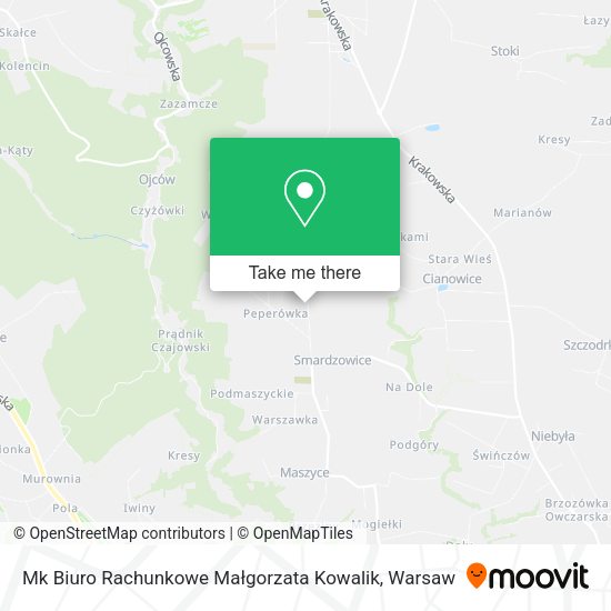 Mk Biuro Rachunkowe Małgorzata Kowalik map