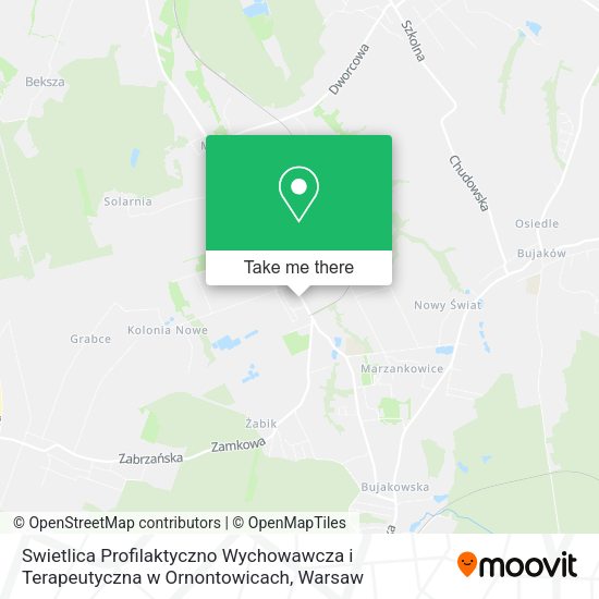 Swietlica Profilaktyczno Wychowawcza i Terapeutyczna w Ornontowicach map