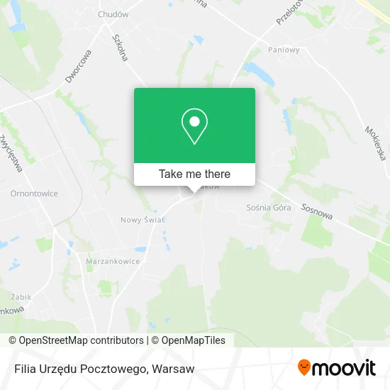 Filia Urzędu Pocztowego map