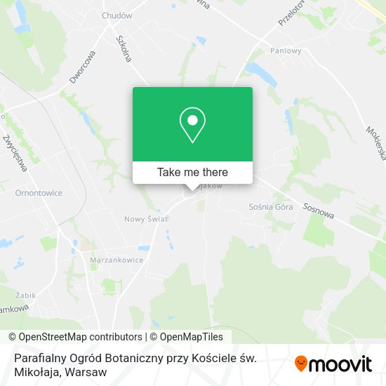 Parafialny Ogród Botaniczny przy Kościele św. Mikołaja map