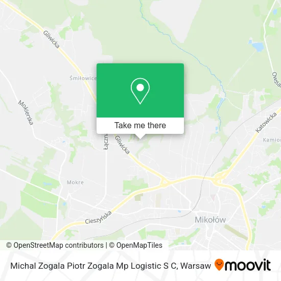 Карта Michal Zogala Piotr Zogala Mp Logistic S C