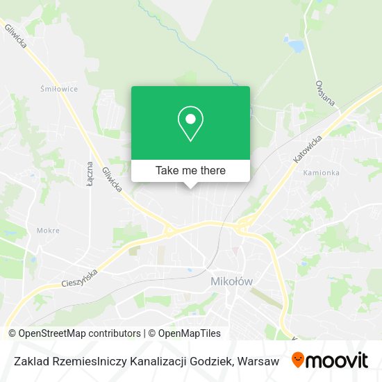 Zaklad Rzemieslniczy Kanalizacji Godziek map