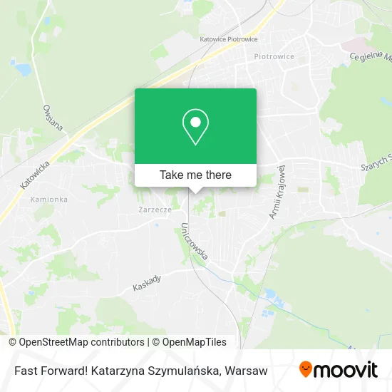 Карта Fast Forward! Katarzyna Szymulańska