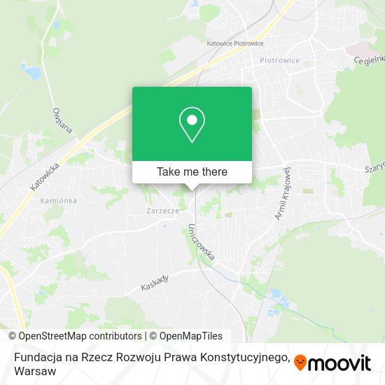 Fundacja na Rzecz Rozwoju Prawa Konstytucyjnego map