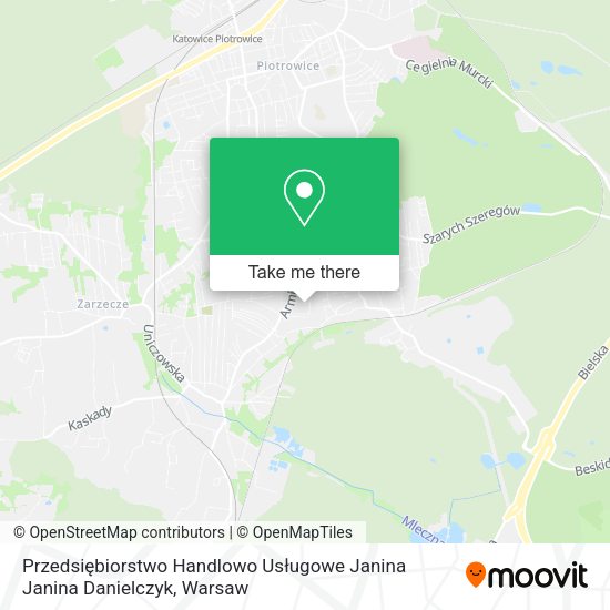 Przedsiębiorstwo Handlowo Usługowe Janina Janina Danielczyk map