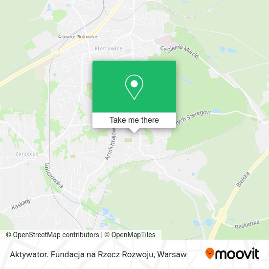 Aktywator. Fundacja na Rzecz Rozwoju map