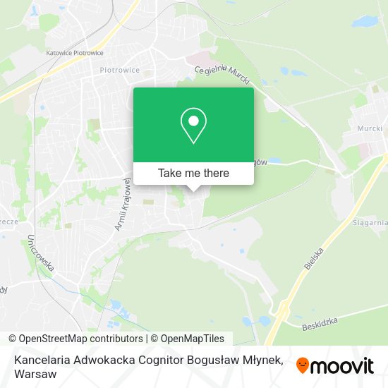 Kancelaria Adwokacka Cognitor Bogusław Młynek map