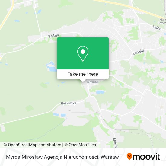 Myrda Mirosław Agencja Nieruchomości map