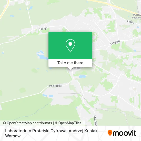 Карта Laboratorium Protetyki Cyfrowej Andrzej Kubiak
