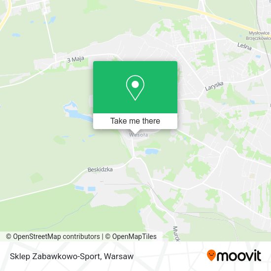 Sklep Zabawkowo-Sport map