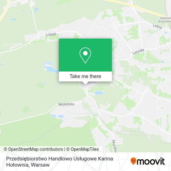 Przedsiębiorstwo Handlowo Usługowe Karina Hołownia map