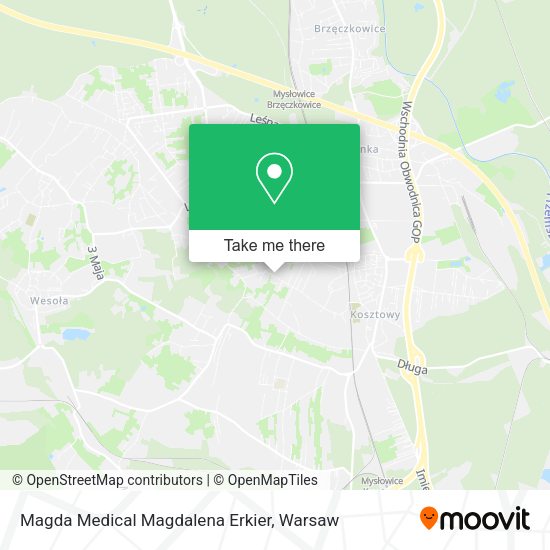 Magda Medical Magdalena Erkier map