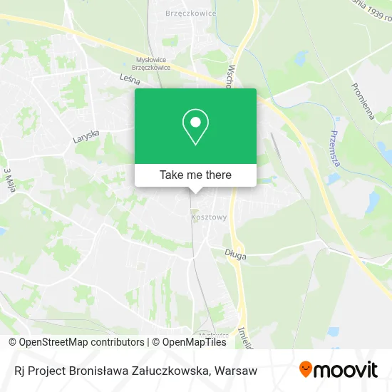 Rj Project Bronisława Załuczkowska map