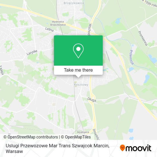 Uslugi Przewozowe Mar Trans Szwajcok Marcin map