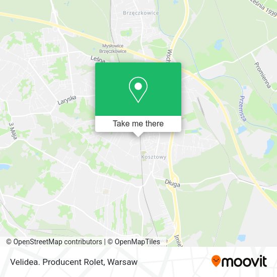 Velidea. Producent Rolet map