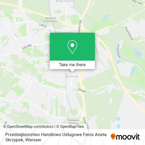 Przedsiębiorstwo Handlowo Usługowe Fenix Aneta Skrzypek map