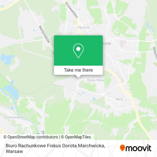 Biuro Rachunkowe Fiskus Dorota Marchwicka map