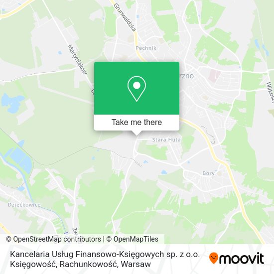 Kancelaria Usług Finansowo-Księgowych sp. z o.o. Księgowość, Rachunkowość map