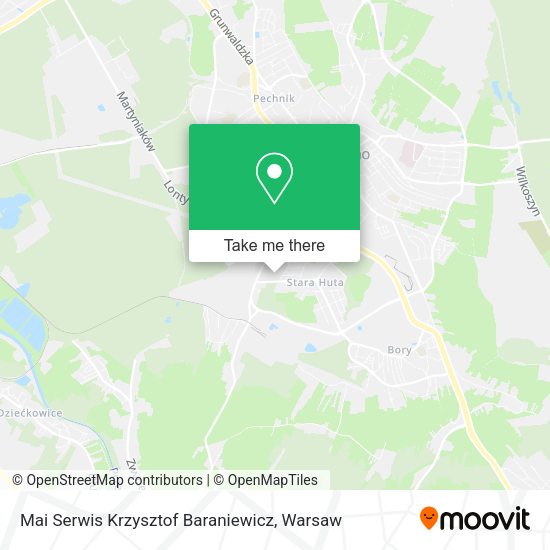 Mai Serwis Krzysztof Baraniewicz map