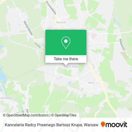 Kancelaria Radcy Prawnego Bartosz Krupa map