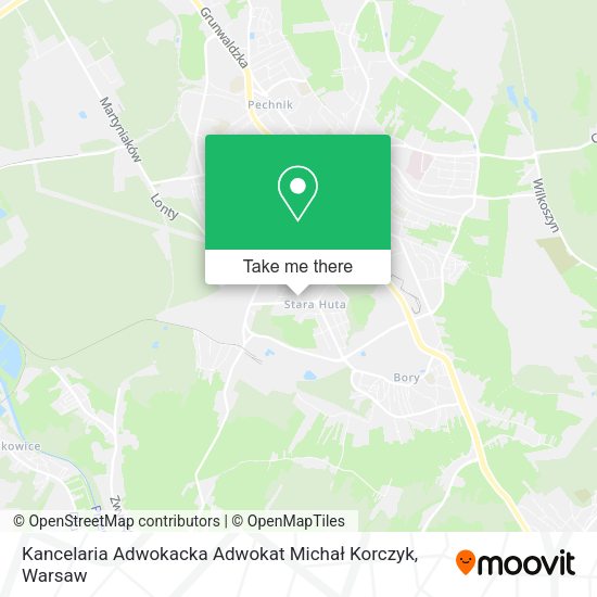 Kancelaria Adwokacka Adwokat Michał Korczyk map