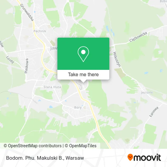 Карта Bodom. Phu. Makulski B.