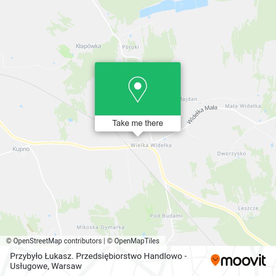 Przybyło Łukasz. Przedsiębiorstwo Handlowo - Usługowe map