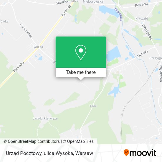 Urząd Pocztowy, ulica Wysoka map