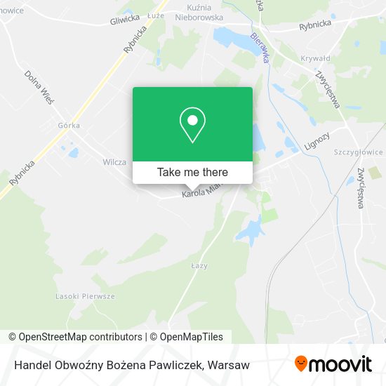 Handel Obwoźny Bożena Pawliczek map