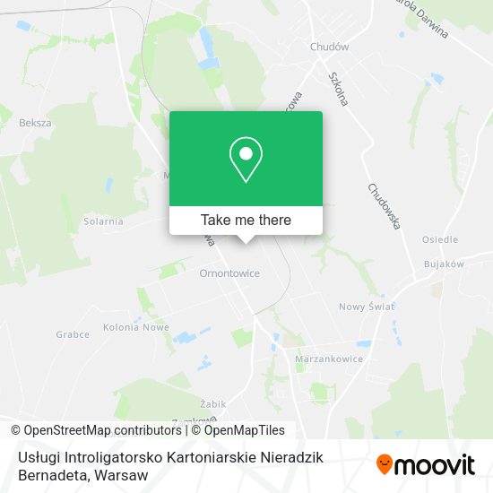 Usługi Introligatorsko Kartoniarskie Nieradzik Bernadeta map