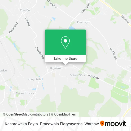 Карта Kasprowska Edyta. Pracownia Florystyczna