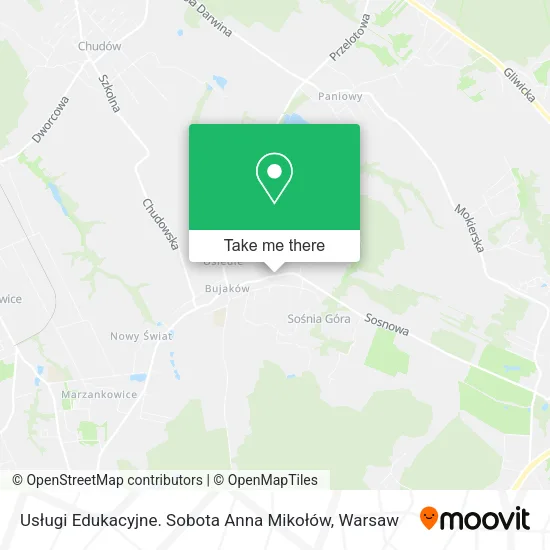 Карта Usługi Edukacyjne. Sobota Anna Mikołów
