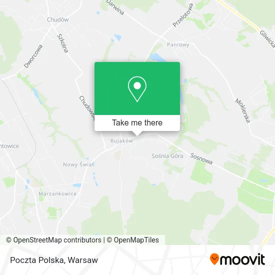 Карта Poczta Polska