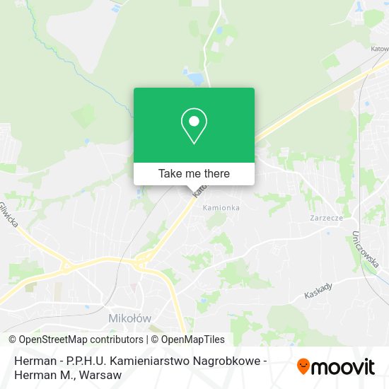 Herman - P.P.H.U. Kamieniarstwo Nagrobkowe - Herman M. map