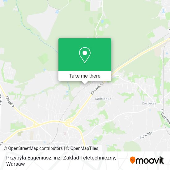 Przybyła Eugeniusz, inż. Zakład Teletechniczny map