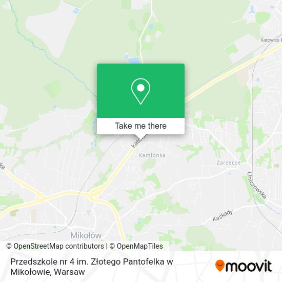 Przedszkole nr 4 im. Złotego Pantofelka w Mikołowie map