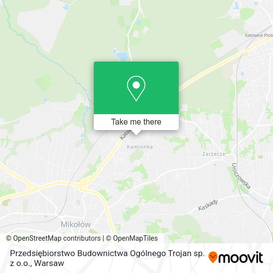 Przedsiębiorstwo Budownictwa Ogólnego Trojan sp. z o.o. map