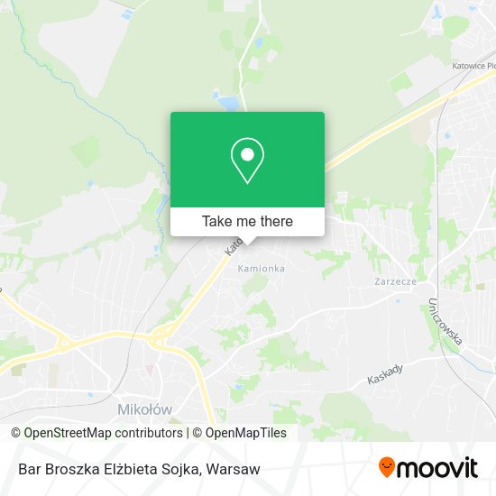 Bar Broszka Elżbieta Sojka map