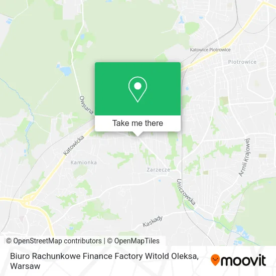 Карта Biuro Rachunkowe Finance Factory Witold Oleksa
