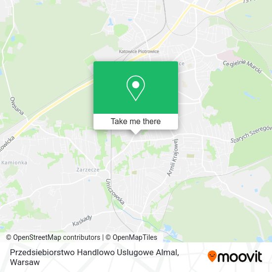 Przedsiebiorstwo Handlowo Uslugowe Almal map