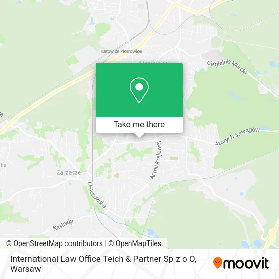 Карта International Law Office Teich & Partner Sp z o O