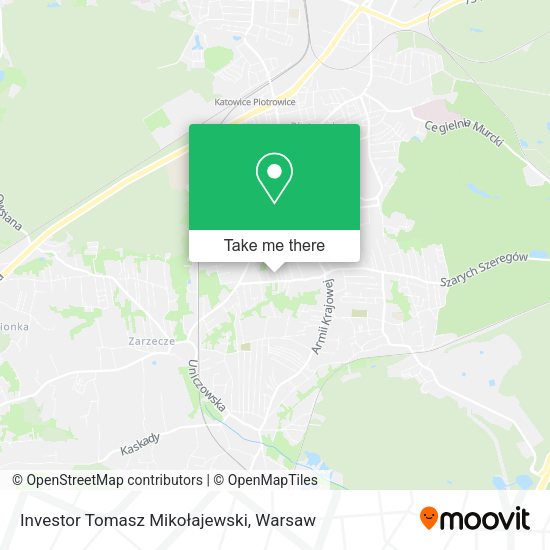 Investor Tomasz Mikołajewski map