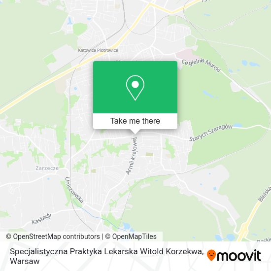 Specjalistyczna Praktyka Lekarska Witold Korzekwa map