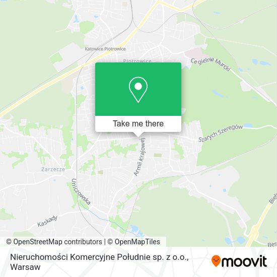 Nieruchomości Komercyjne Południe sp. z o.o. map