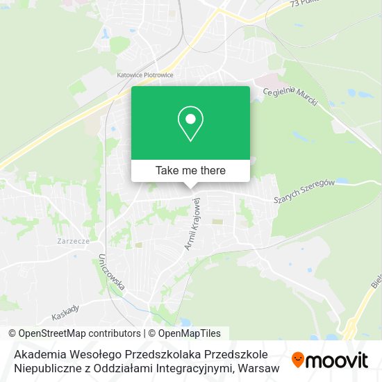 Akademia Wesołego Przedszkolaka Przedszkole Niepubliczne z Oddziałami Integracyjnymi map