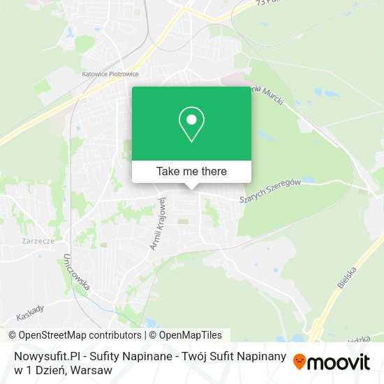 Nowysufit.Pl - Sufity Napinane - Twój Sufit Napinany w 1 Dzień map