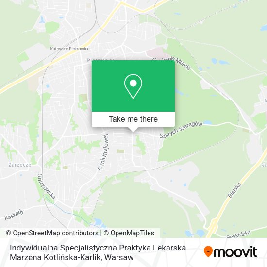 Indywidualna Specjalistyczna Praktyka Lekarska Marzena Kotlińska-Karlik map