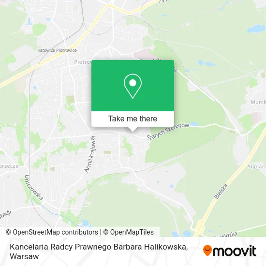 Карта Kancelaria Radcy Prawnego Barbara Halikowska