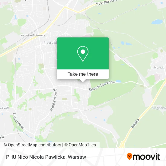 Карта PHU Nico Nicola Pawlicka